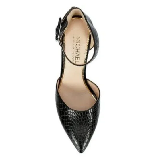 Michael By Michael Shannon Women's Romina Ankle Strap Pump Black Size 7 - Picture 6 of 16